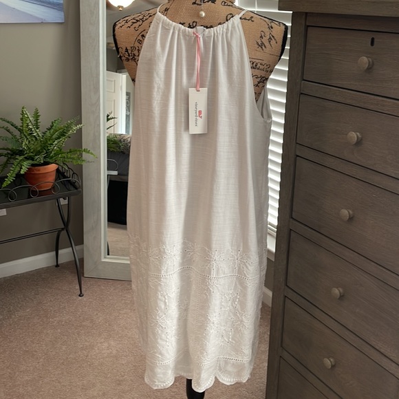 👙NWT👙- Vineyard Vines Eyelet Halter Dress size 10 - Picture 3 of 7